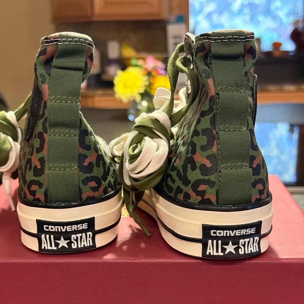 CONVERSE x CONCEPTS unisex CT 1970 HI ZAIRE LEOPARD CAMO SNEAKERS